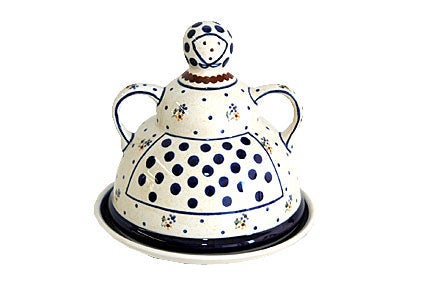 Detail image of Zaklady Country Meadow Countertop Accessories — Polish Pottery