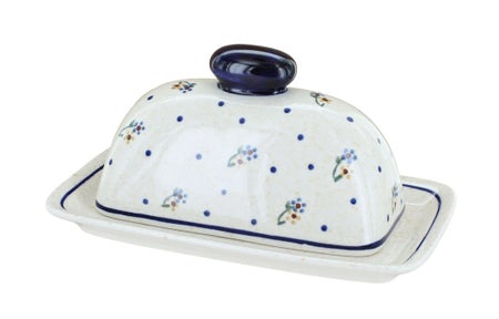 Zaklady Country Meadow Butter Dish — Polish Pottery