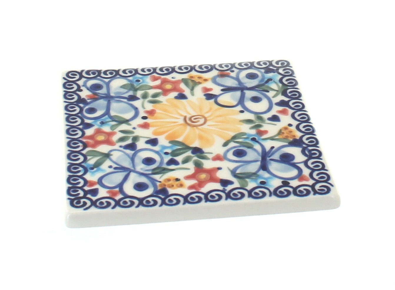 Vena Butterfly Décor — Polish Pottery