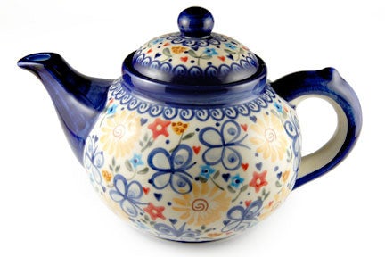 Vena Butterfly Teapot — Polish Pottery
