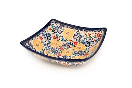 Detail image of Vena Butterfly Medium Serving Piece — Polish Pottery