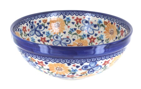 Vena Butterfly Small Serving Piece — Polish Pottery