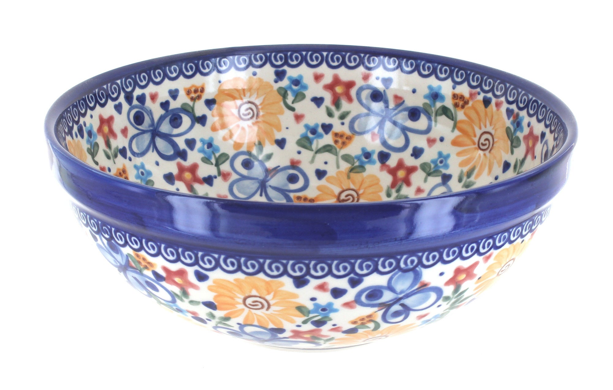 Vena Butterfly Small Serving Piece — Polish Pottery