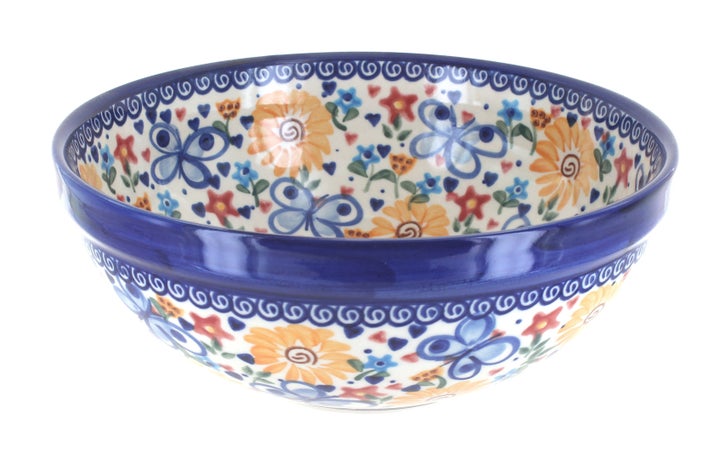 Vena Butterfly Small Serving Piece — Polish Pottery