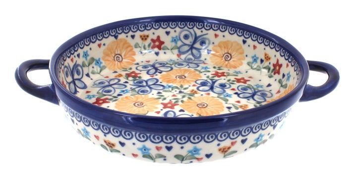Vena Butterfly Small Bakeware — Polish Pottery