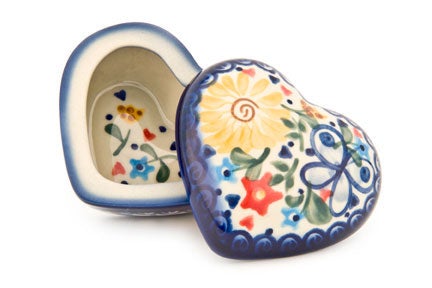 Detail image of Vena Butterfly Décor — Polish Pottery