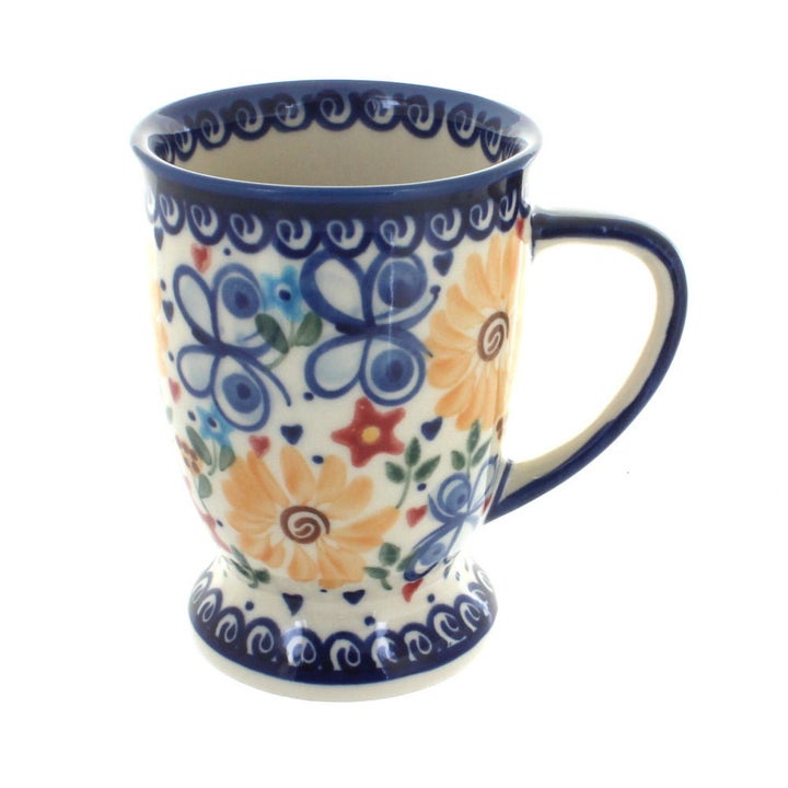 Vena Butterfly Mug — Polish Pottery