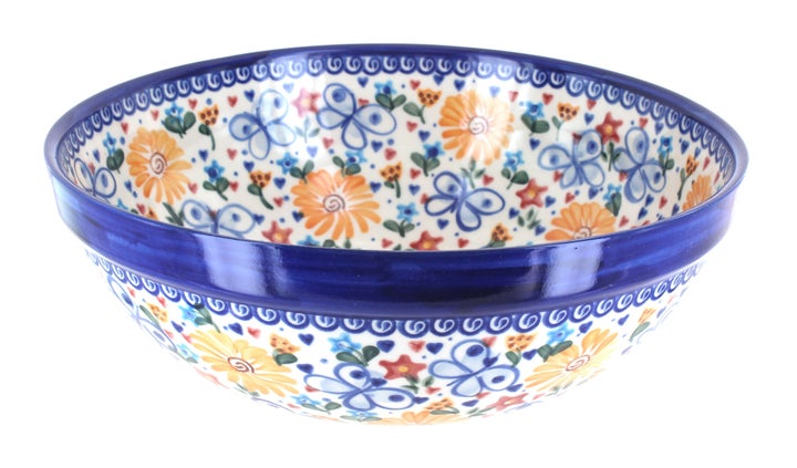 Vena Butterfly Medium Serving Piece — Polish Pottery