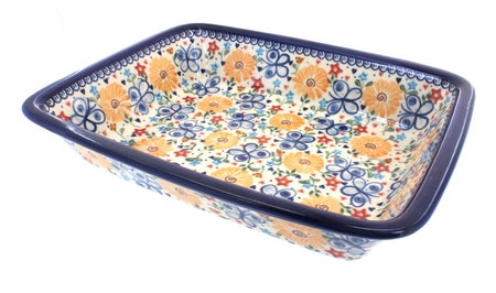 Vena Butterfly Large Bakeware — Polish Pottery
