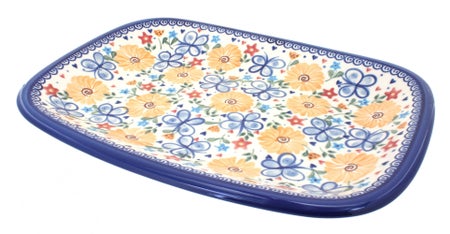 Vena Butterfly Large Serving Piece — Polish Pottery