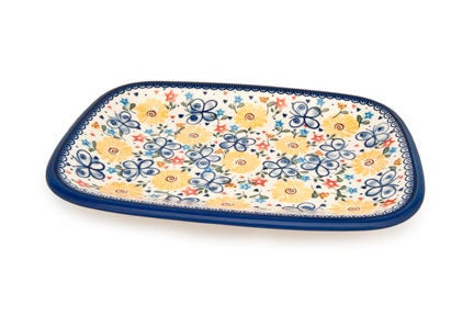 Detail image of Vena Butterfly Large Serving Piece — Polish Pottery
