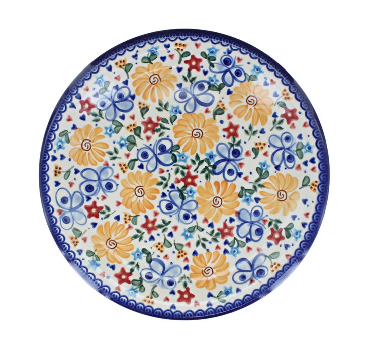 Detail image of Vena Butterfly Dining Plates & Bowls — Polish Pottery