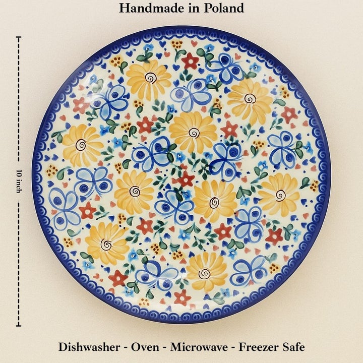Vena Butterfly Dining Plates & Bowls — Polish Pottery