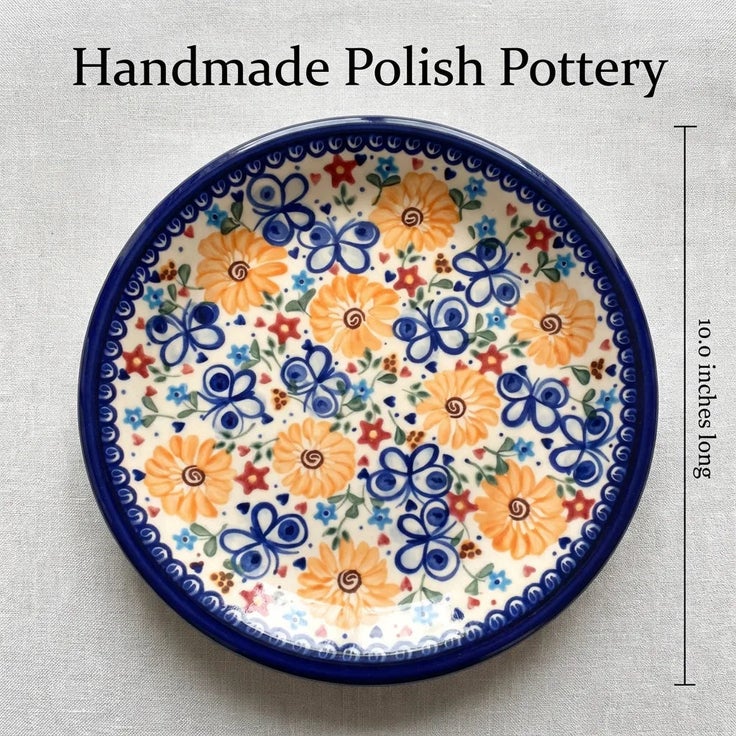 Detail image of Vena Butterfly Dining Plates & Bowls — Polish Pottery