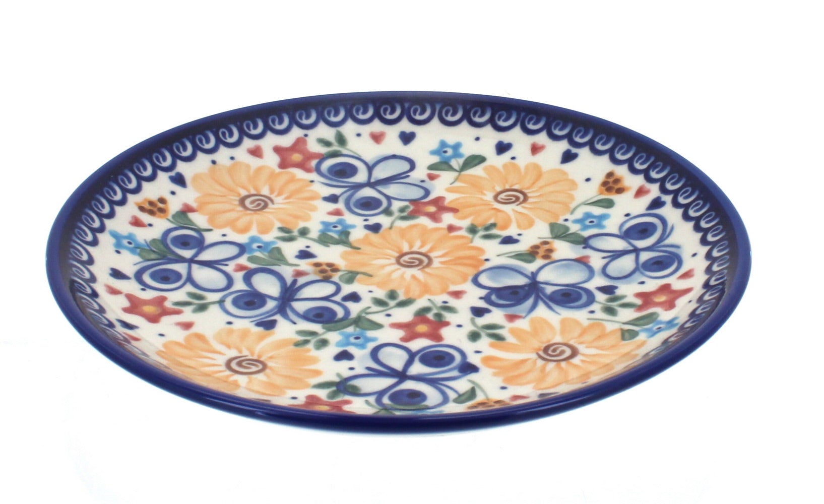 Vena Butterfly Dining Plates & Bowls — Polish Pottery