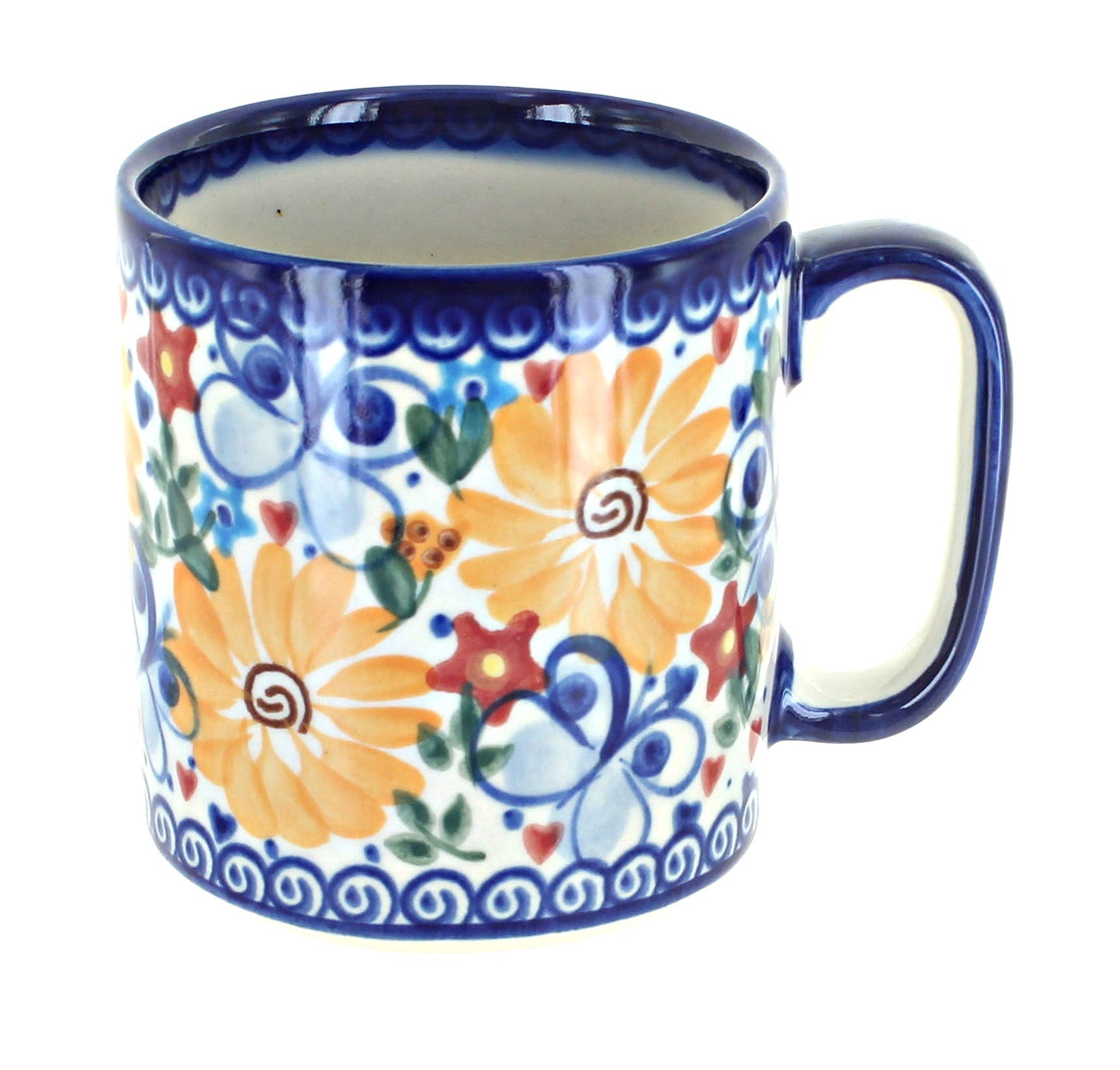 Vena Butterfly Mug — Polish Pottery