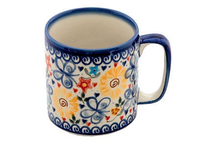 Detail image of Vena Butterfly Mug — Polish Pottery