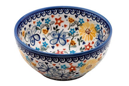 Vena Butterfly Dining Plates & Bowls — Polish Pottery