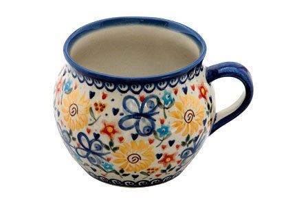 Detail image of Vena Butterfly Mug — Polish Pottery