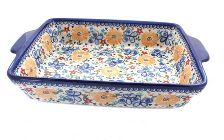Vena Butterfly Large Bakeware — Polish Pottery