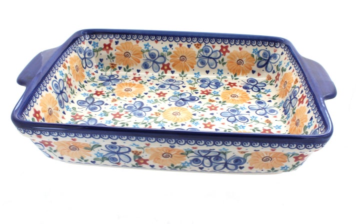 Vena Butterfly Large Bakeware — Polish Pottery