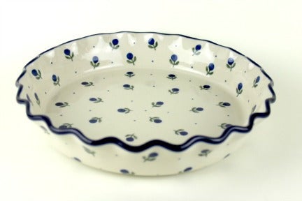 Ceramika Artystyczna Blueberry Pie Plate — Polish Pottery