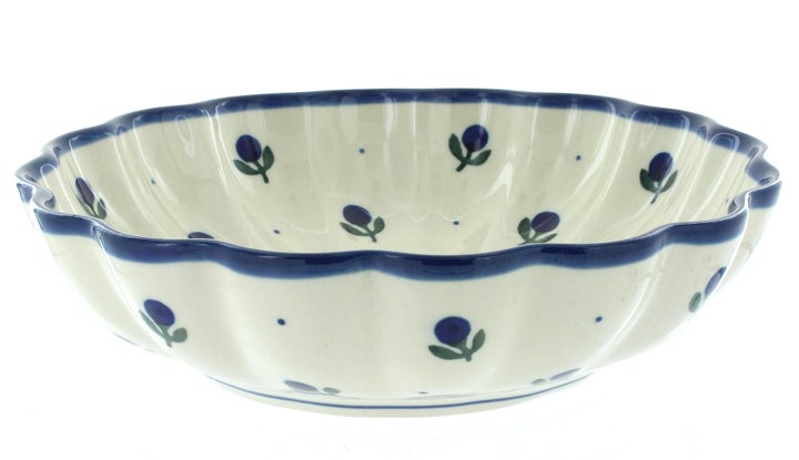 Ceramika Artystyczna Blueberry Small Serving Piece — Polish Pottery
