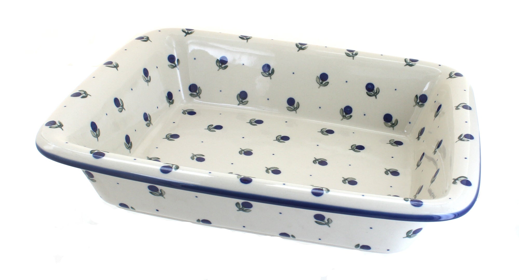 Ceramika Artystyczna Blueberry Medium Bakeware — Polish Pottery