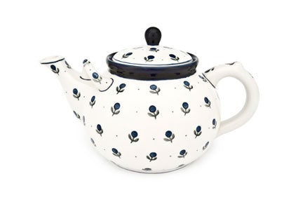 Ceramika Artystyczna Blueberry Teapot — Polish Pottery