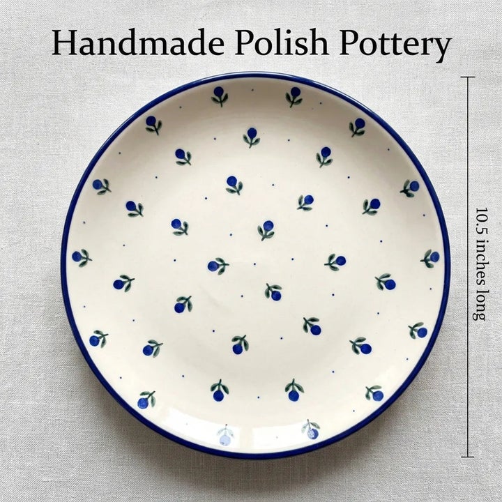Ceramika Artystyczna Blueberry Dining Plates & Bowls — Polish Pottery