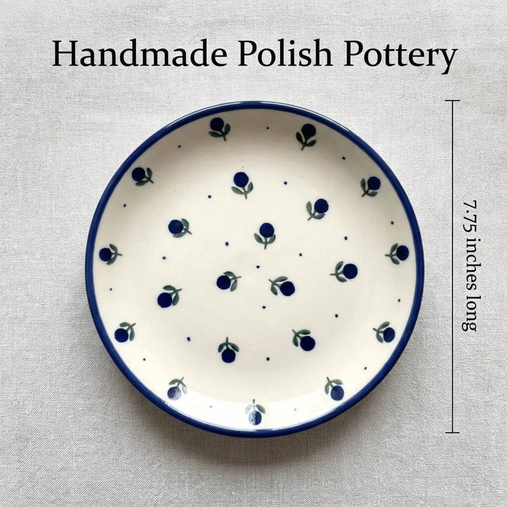 Ceramika Artystyczna Blueberry Dining Plates & Bowls — Polish Pottery