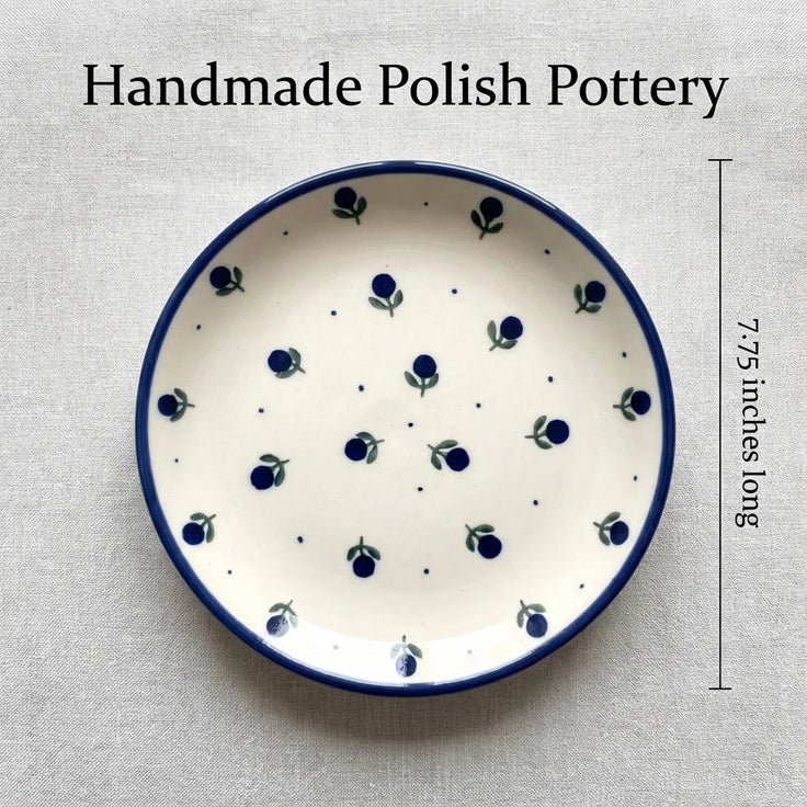 Detail image of Ceramika Artystyczna Blueberry Dining Plates & Bowls — Polish Pottery