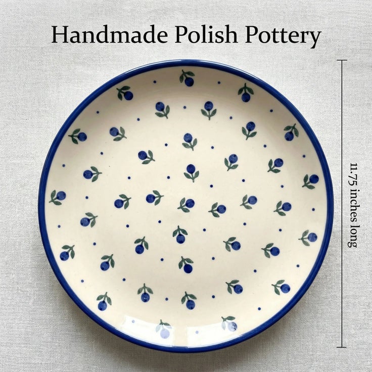 Detail image of Ceramika Artystyczna Blueberry Countertop Accessories — Polish Pottery