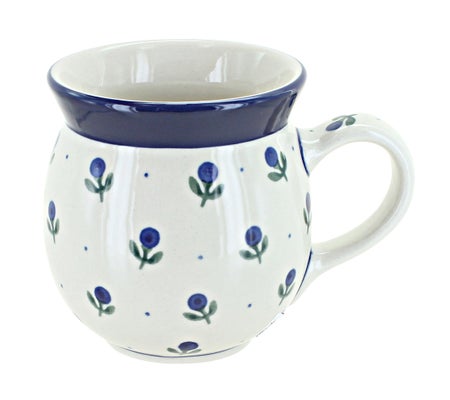 Ceramika Artystyczna Blueberry Mug — Polish Pottery
