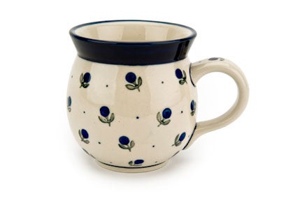 Ceramika Artystyczna Blueberry Mug — Polish Pottery