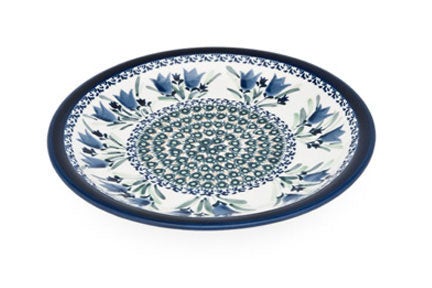 Detail image of Zaklady Blue Tulip Dining Plates & Bowls — Polish Pottery