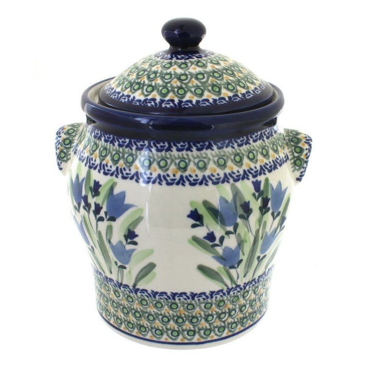 Zaklady Blue Tulip Counter Storage — Polish Pottery