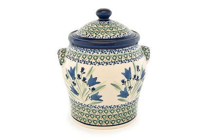 Zaklady Blue Tulip Counter Storage — Polish Pottery