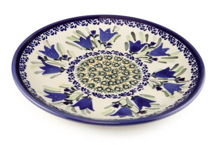 Detail image of Zaklady Blue Tulip Dining Plates & Bowls — Polish Pottery