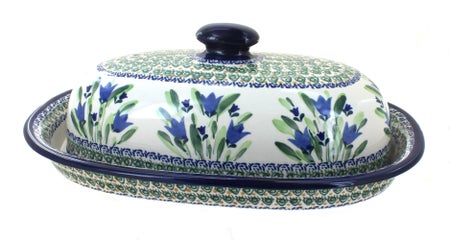 Zaklady Blue Tulip Counter Storage — Polish Pottery
