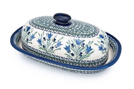 Zaklady Blue Tulip Counter Storage — Polish Pottery