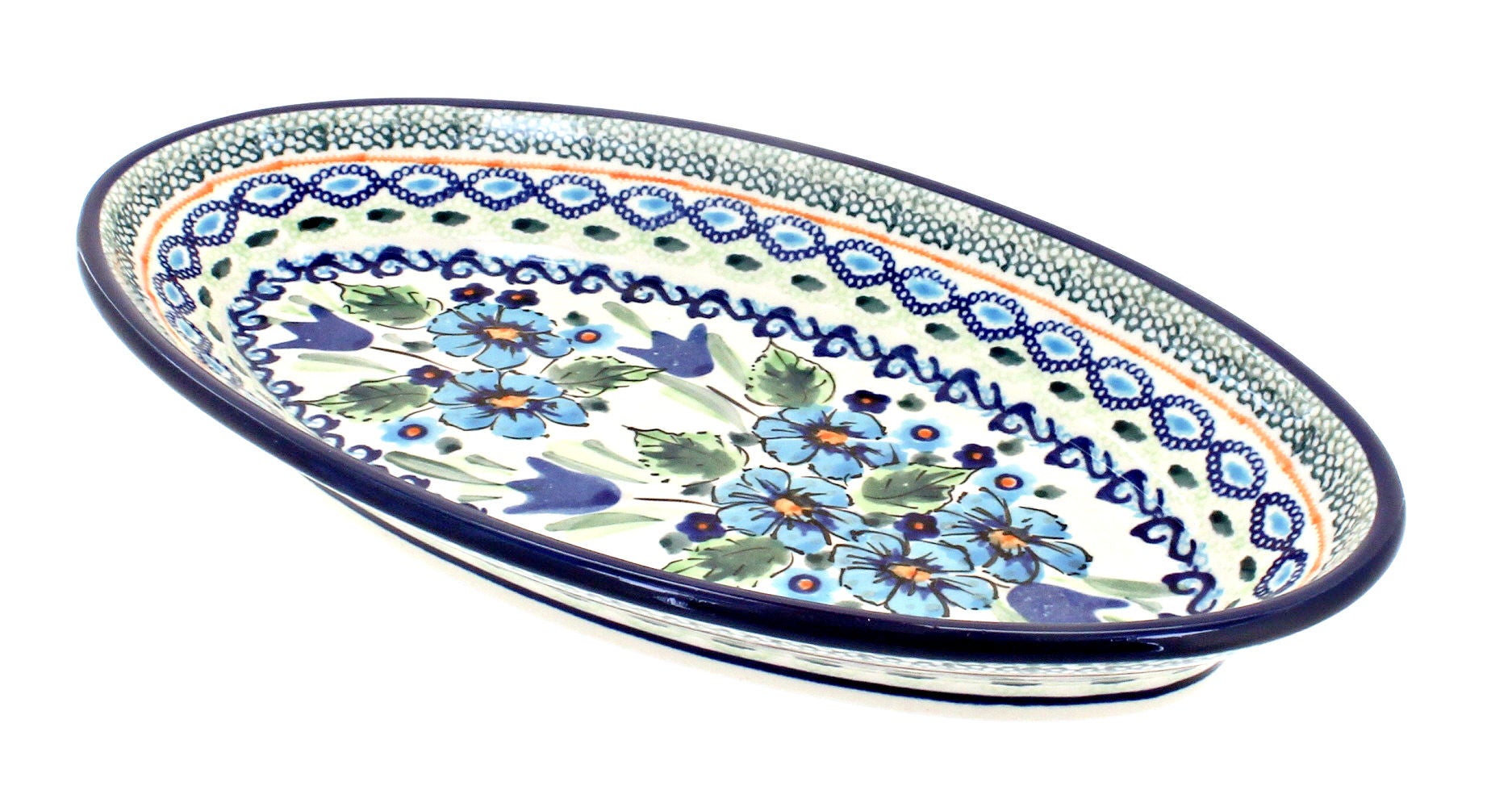 Zaklady Ballina Small Serving Piece — Polish Pottery