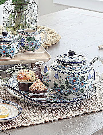 Zaklady Ballina Teapot — Polish Pottery