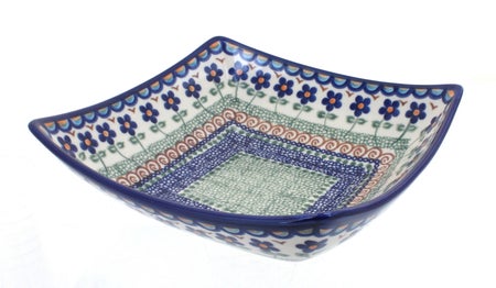 Vena Aztec Flower Medium Serving Piece — Polish Pottery