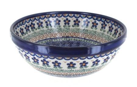 Vena Aztec Flower Small Serving Piece — Polish Pottery