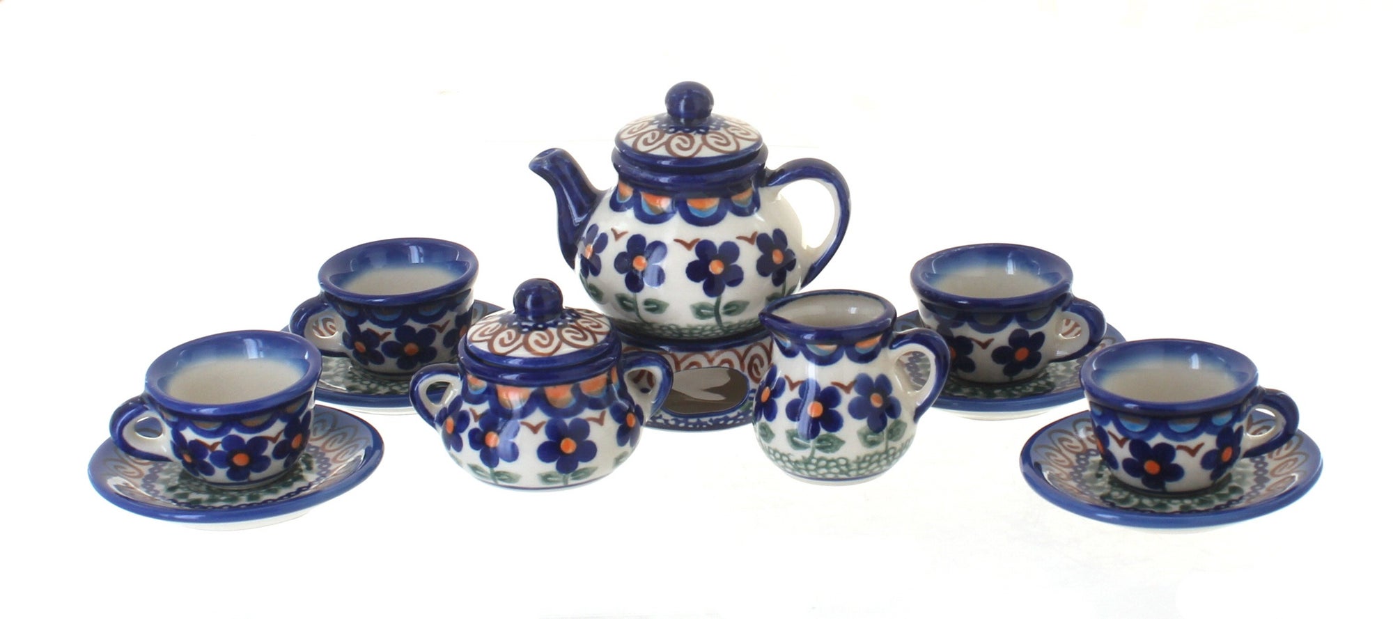 Vena Aztec Flower Décor — Polish Pottery