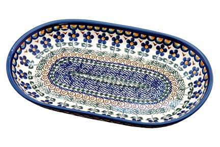 Vena Aztec Flower Medium Serving Piece — Polish Pottery