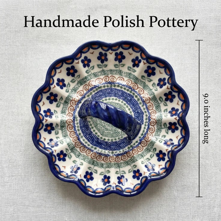 Detail image of Vena Aztec Flower Dining Accessories — Polish Pottery