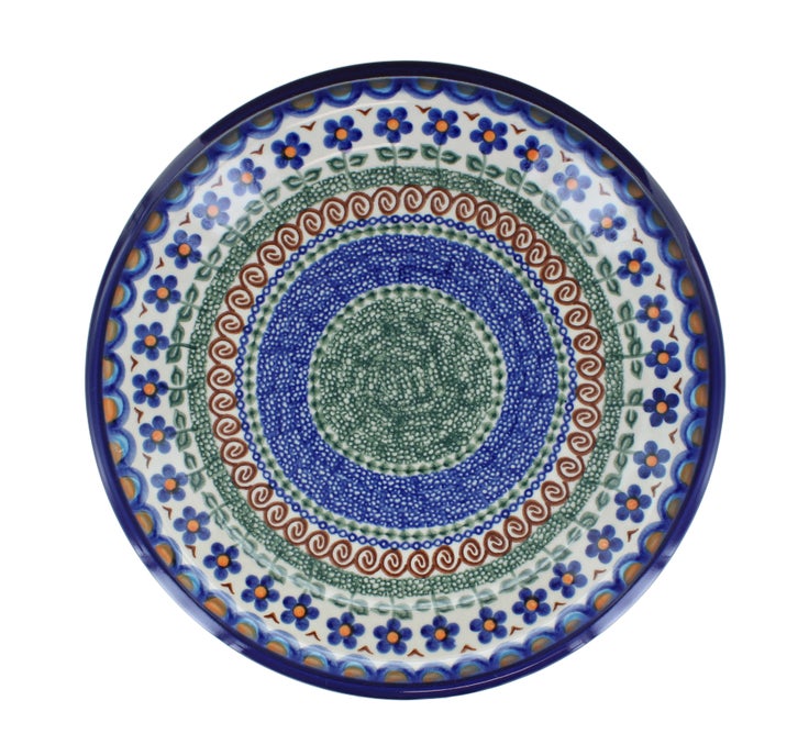 Detail image of Vena Aztec Flower Dining Plates & Bowls — Polish Pottery
