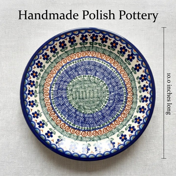 Vena Aztec Flower Dining Plates & Bowls — Polish Pottery
